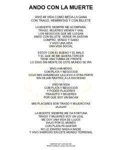 ANDO CON LA MUERTE - MARCO LOPEZ